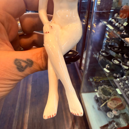 Antique { Lay Off } Private Reserve Naked Woman Decanter