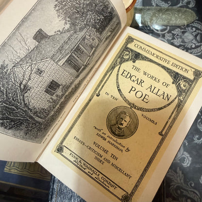 The Works of Edgar Allan Poe 1904 Criticism and Miscellany Black Book