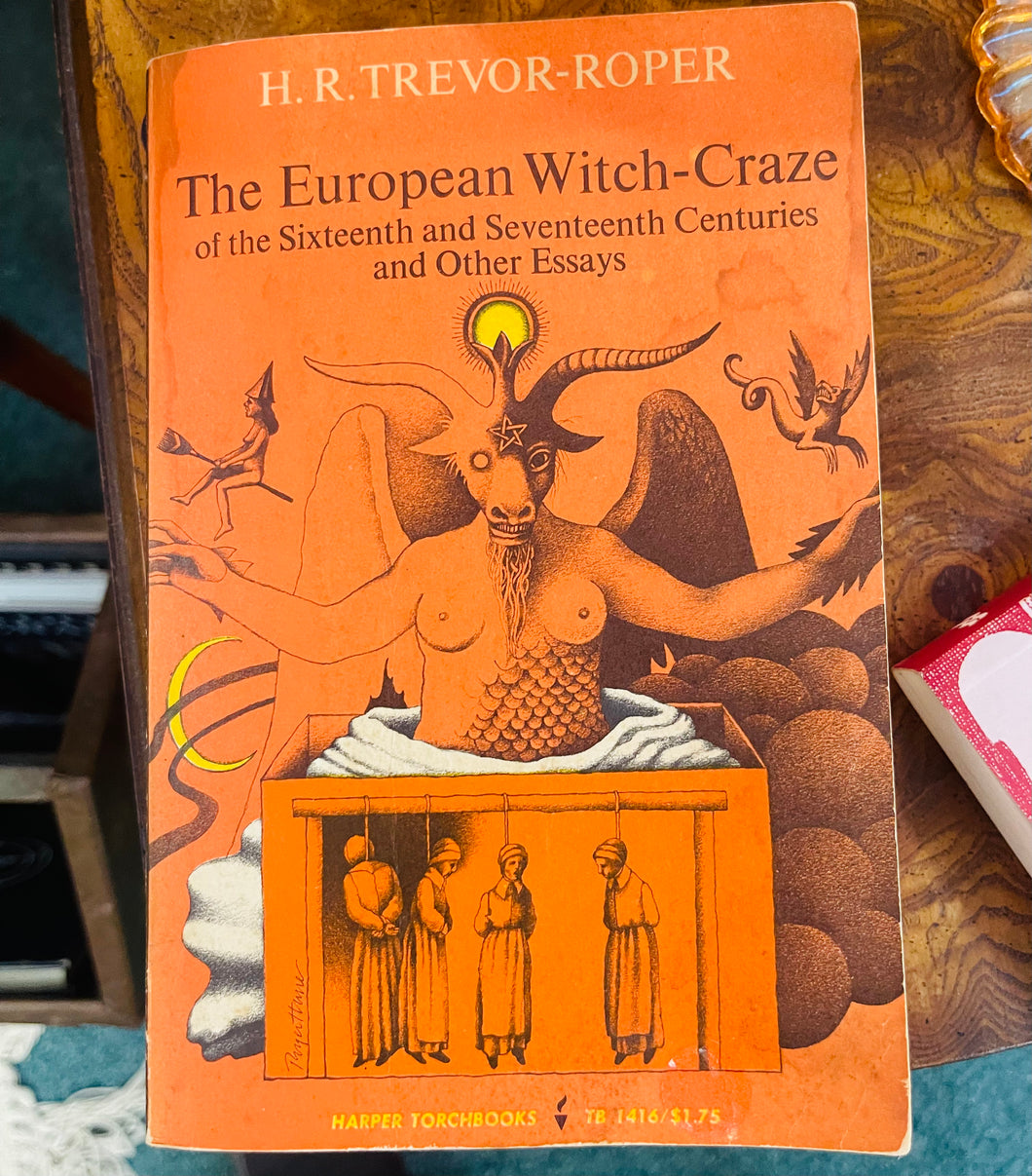The European Witch-Craze Book Rare 1967
