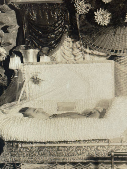Victorian Memento Mori Funeral Photo Cabinet Card