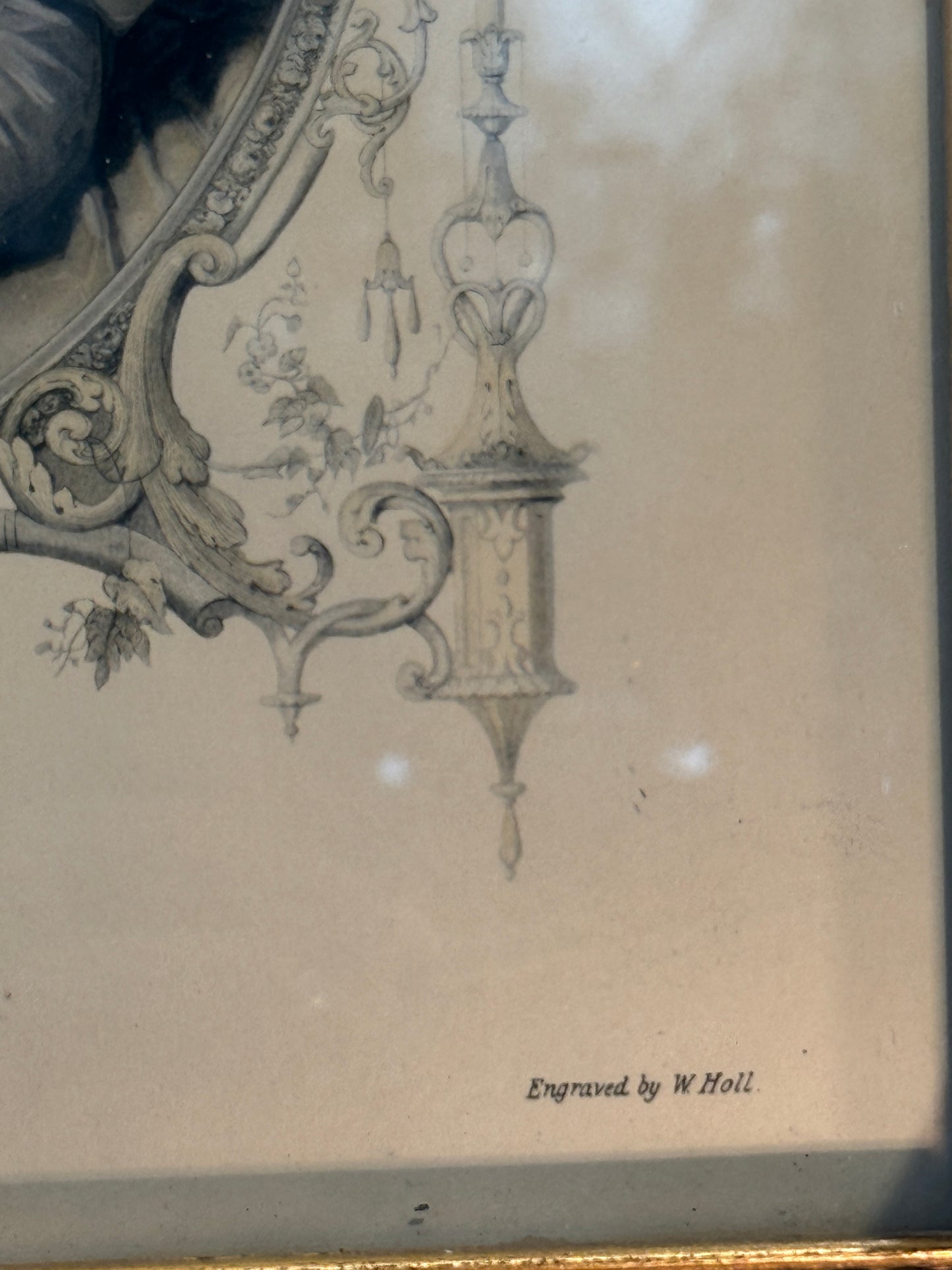 Antique Framed Hand Colored Engraving W.P. Frith