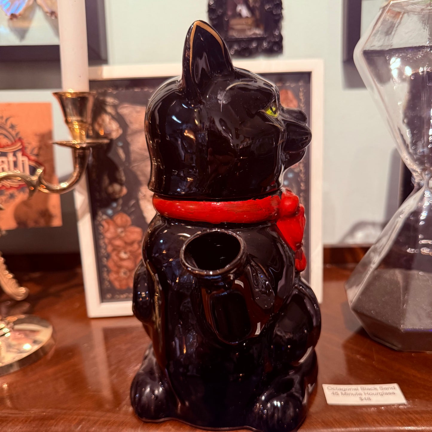 Antique 1940’s Black Cat Large Coffee Pot