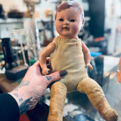 Early 1900’s Acme Toy Doll Creepy Eyes