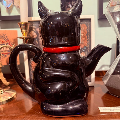 Antique 1940’s Black Cat Large Coffee Pot