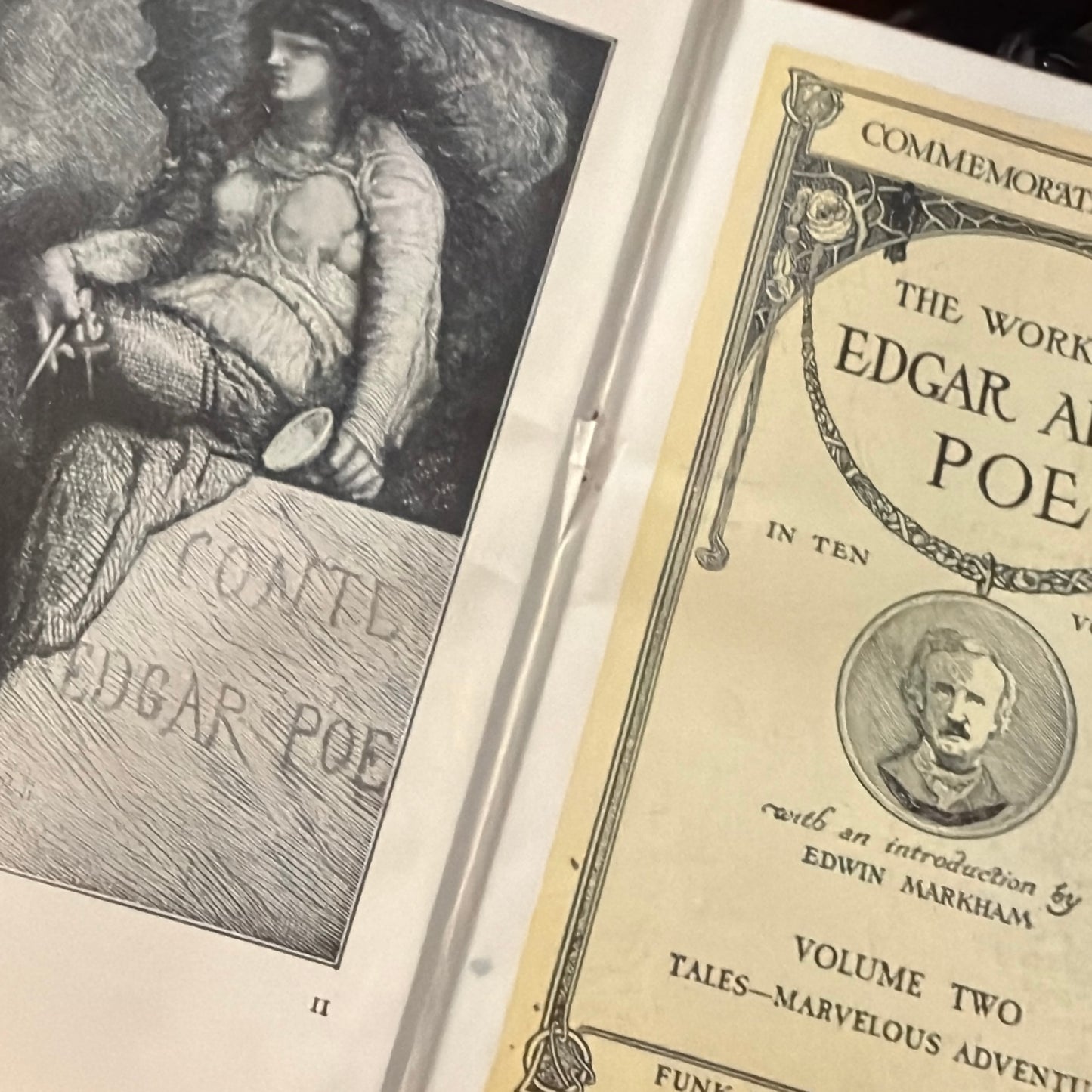 The Works of Edgar Allan Poe 1904 Marvelous Adventure Black Book