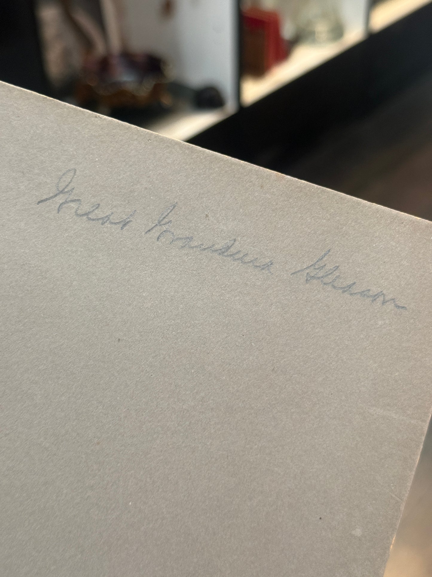 Victorian Memento Mori Grandma Funerary Photograph Card