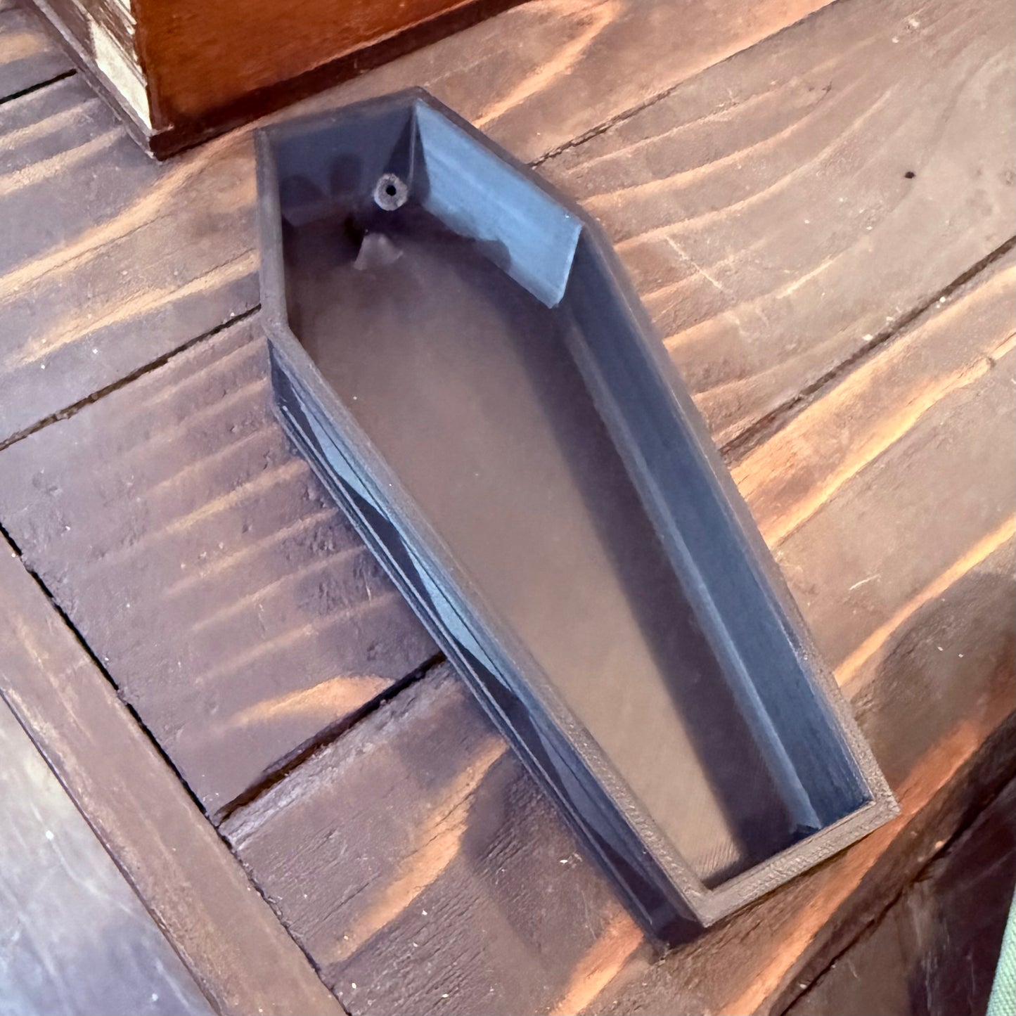 Black Coffin Incense Burner 3D Art