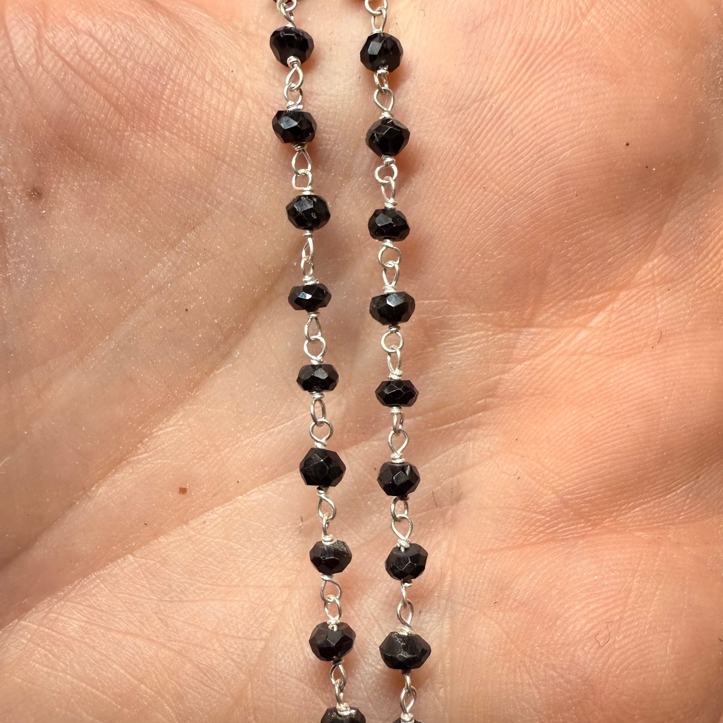 Sterling Gothic Victorian Lover’s Eye Necklace Millicent