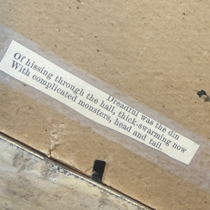 Antique Framed Paradise Lost Gustave Dore Scene Throne