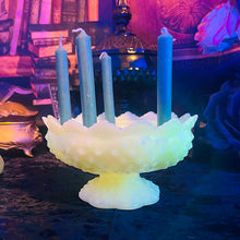 Load image into Gallery viewer, Antique Uranium Glass Candleholder
