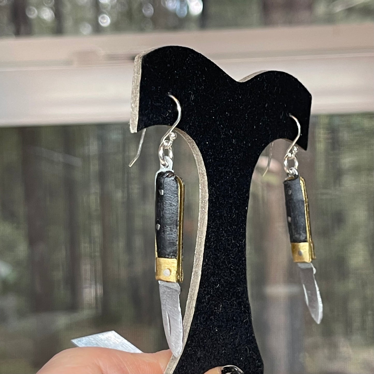Switchblade Sterling Earrings