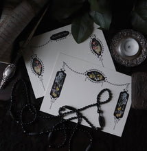 Load image into Gallery viewer, Black Bouquet 2 From Me To You Notecard Set
