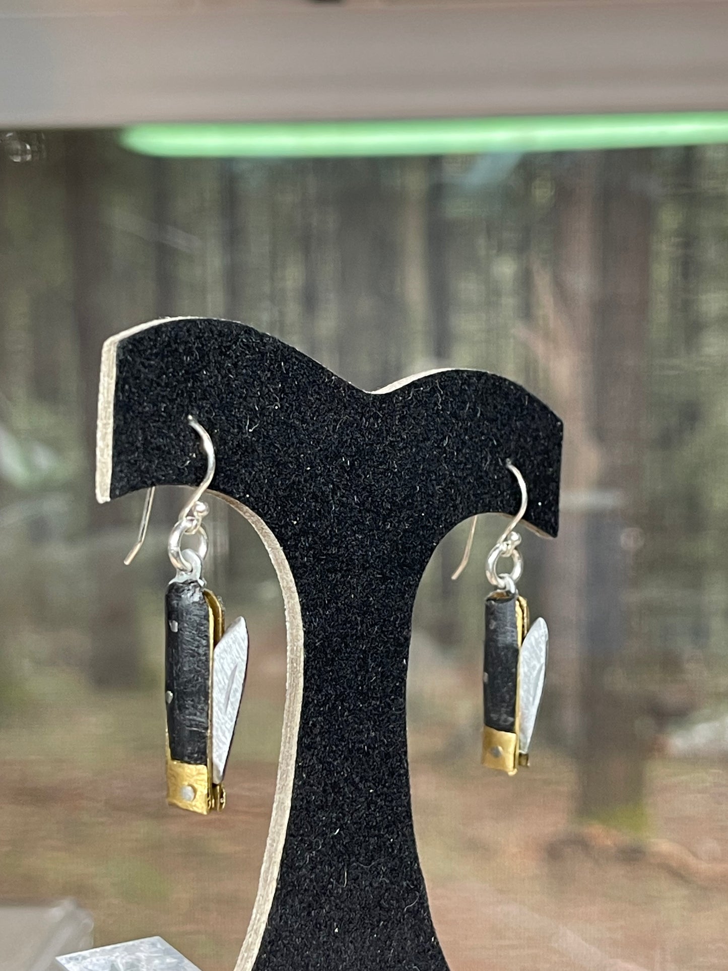 Switchblade Sterling Earrings