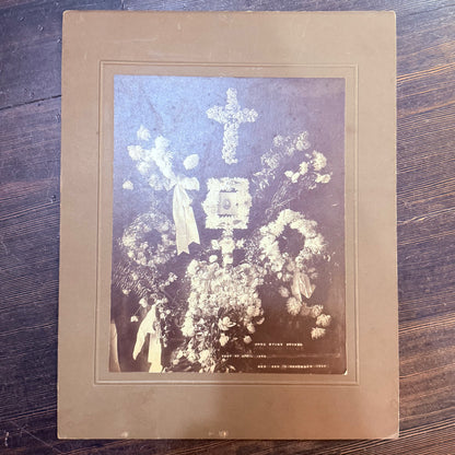 Victorian Memento Mori Funeral Photo Cabinet Card 1904