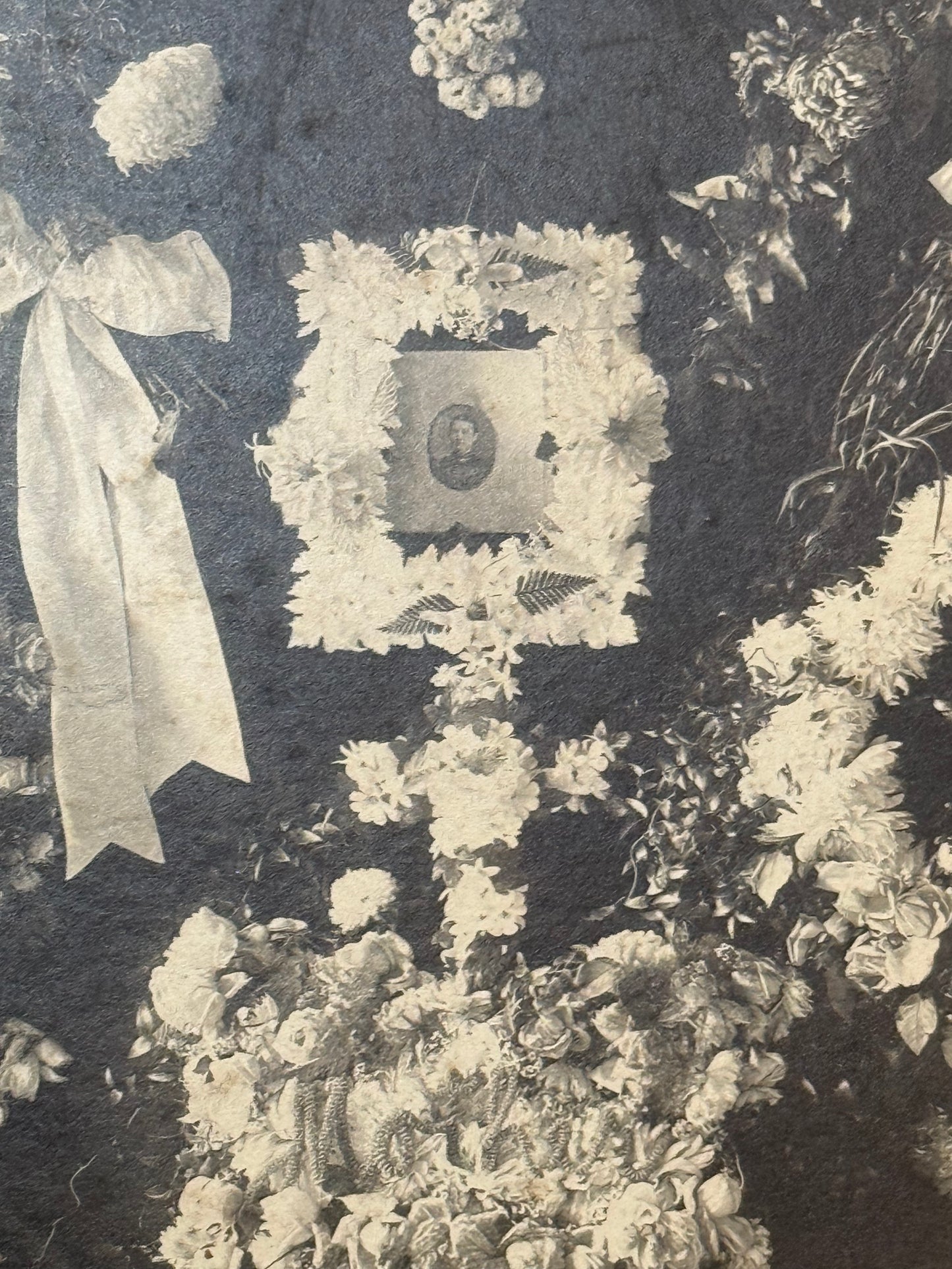 Victorian Memento Mori Funeral Photo Cabinet Card 1904
