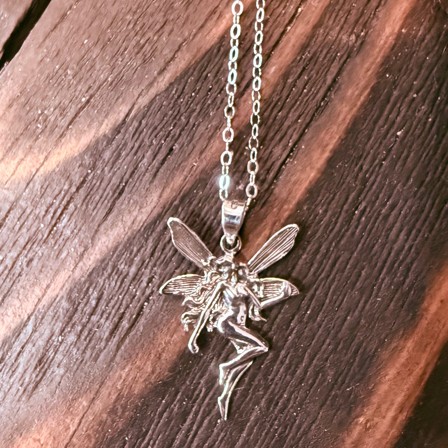 Sterling Silver Fairy Necklace