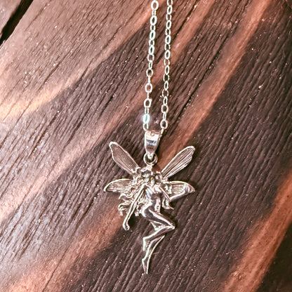 Sterling Silver Fairy Necklace