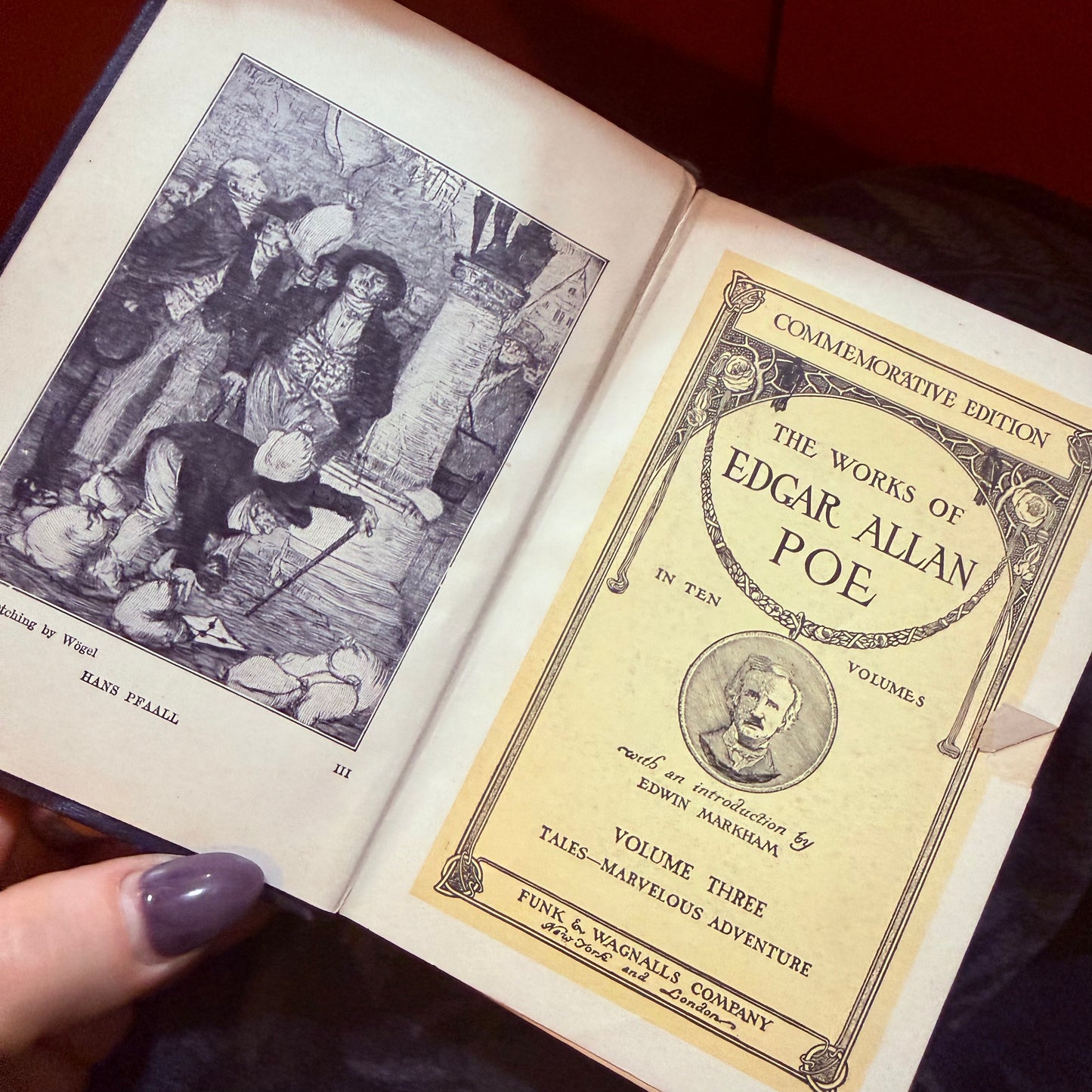 The Works of Edgar Allan Poe 1904 Tales Marvelous Adventure Black Book