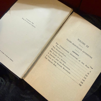 The Works of Edgar Allan Poe 1904 Tales Marvelous Adventure Black Book