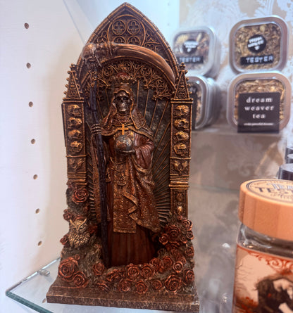 Santa Muerte Arch Altar Figure