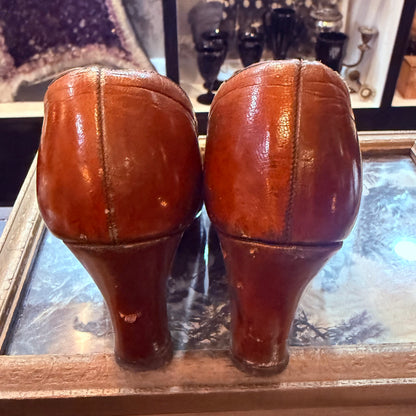 Antique 1940's Custom Dwarf Leather Dress Shoes