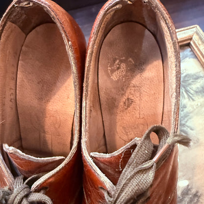 Antique 1940's Custom Dwarf Leather Dress Shoes