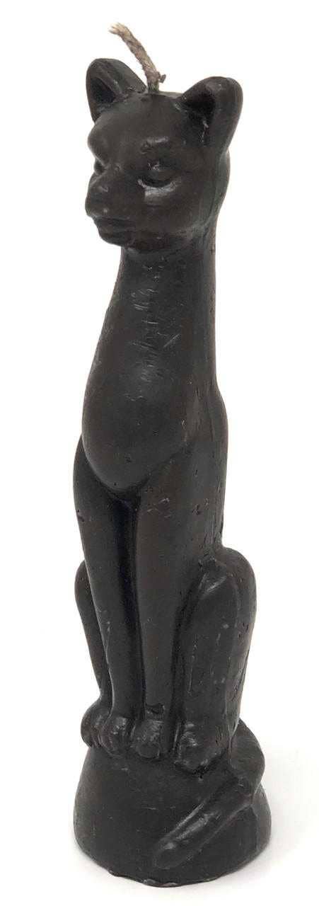 Cat Candle Black