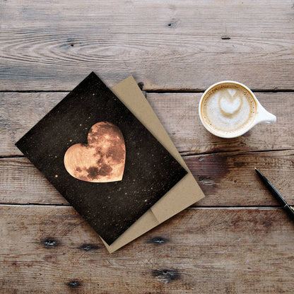Heart Moon Card