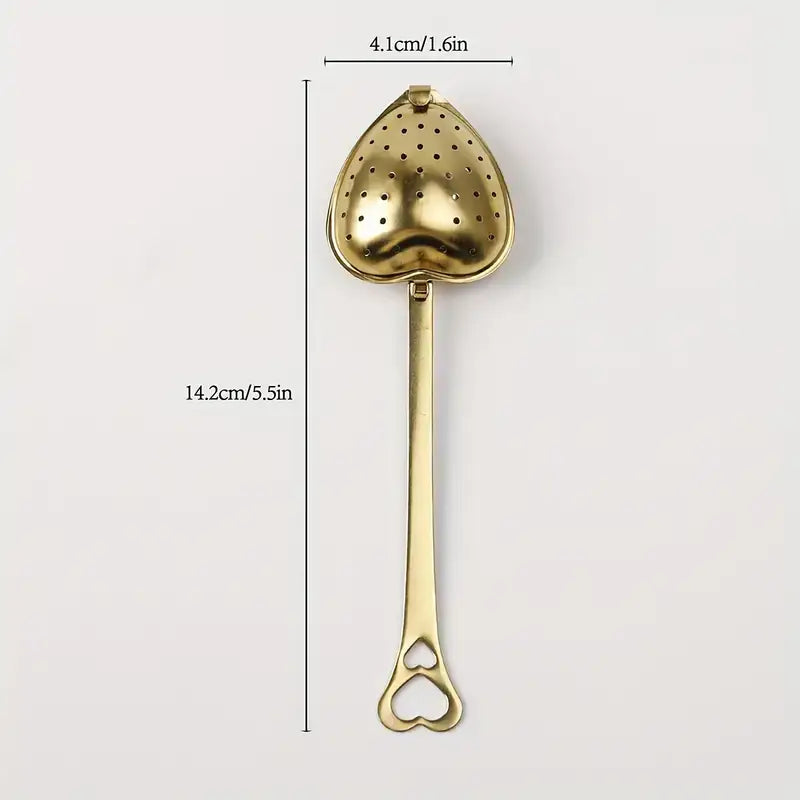 Golden Heart Tea Infuser