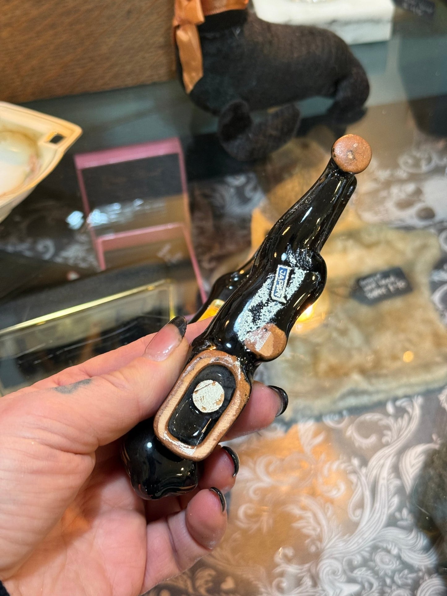 Antique Black Cat Salt & Pepper Shakers - Loved To Death