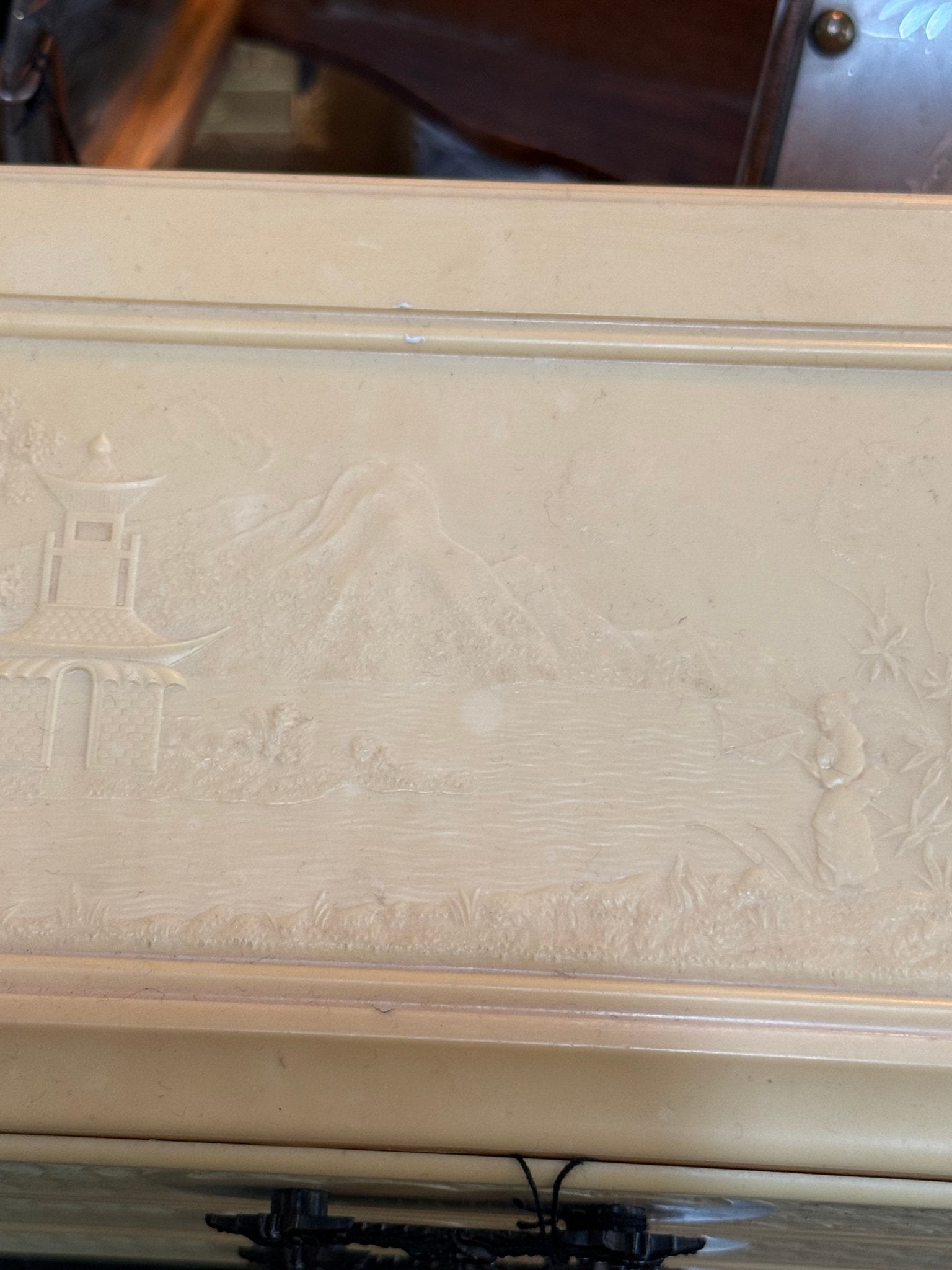 Antique Dragon Three Drawer Bakelite Box - Loved To Death