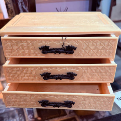 Antique Dragon Three Drawer Bakelite Box - Loved To Death