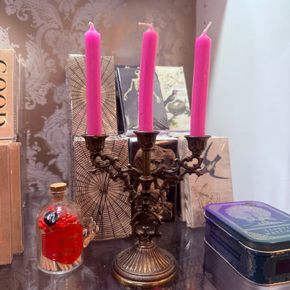 Antique Italian Mini Triple Candelabra - Loved To Death