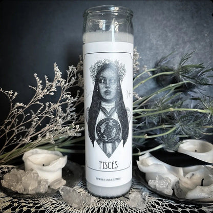 Astrology Altar Candle Caitlin McCarthy - Loved To Death