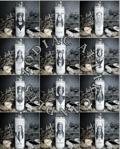 Astrology Altar Candle Caitlin McCarthy - Loved To Death