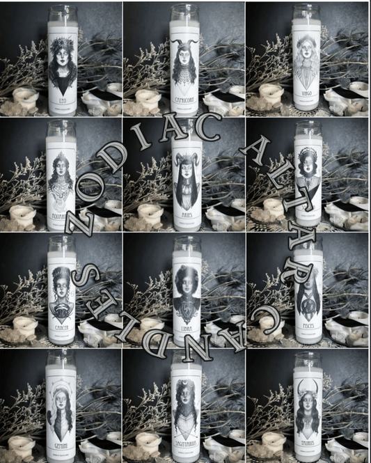 Astrology Altar Candle Caitlin McCarthy - Loved To Death