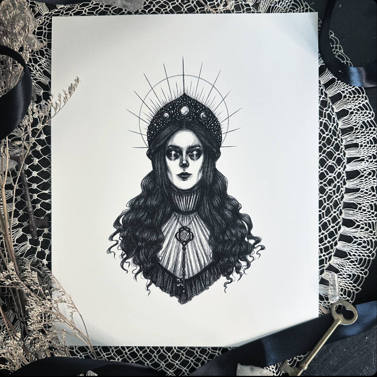 Hecate Fine Art Print - Greek Goddess of Witchcraft, Magic