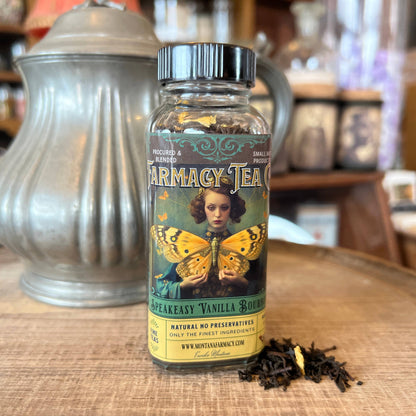 Speakeasy Tea Vanilla Bourbon deep black tea Vintage Vibe