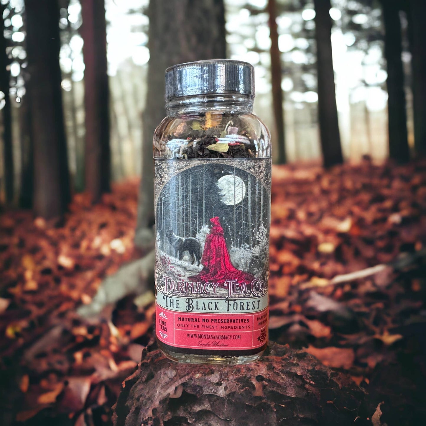 Black Forest deep lovely Vintage Victorian Dark Academia Tea