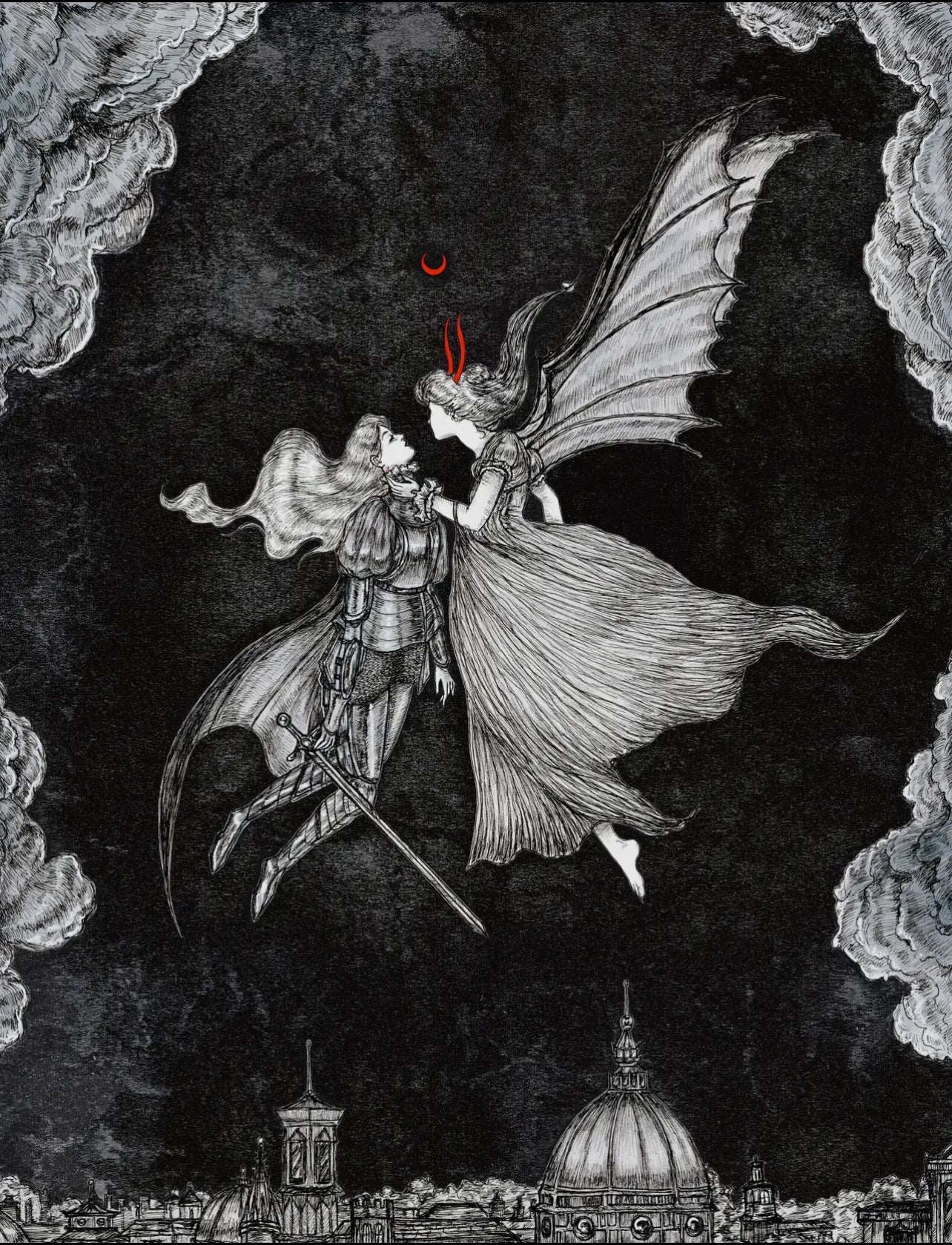 Before The Night Is Done Fine Art Mary Syring Print - Loved To Death