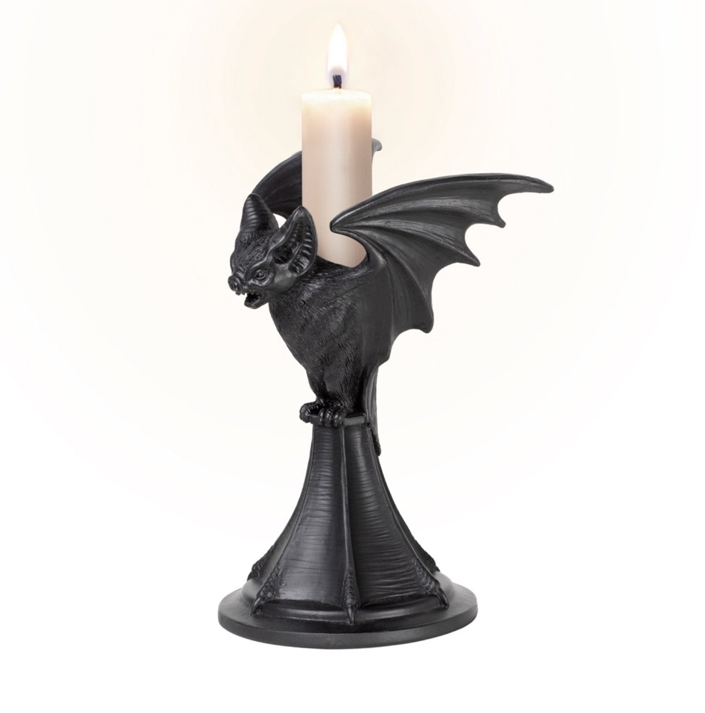 Black Bat Familiar Candleholder - Loved To Death