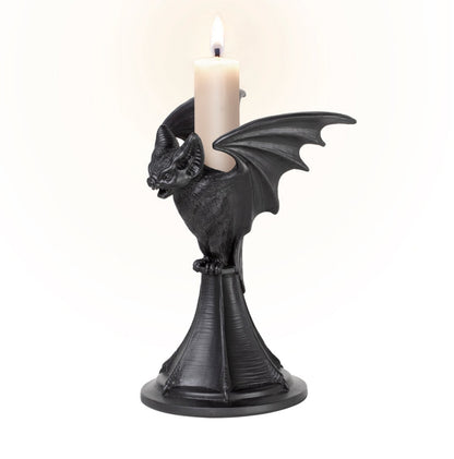 Black Bat Familiar Candleholder - Loved To Death