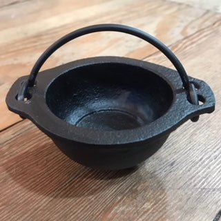 Black Cast Iron Mini Cauldron 3" - Loved To Death