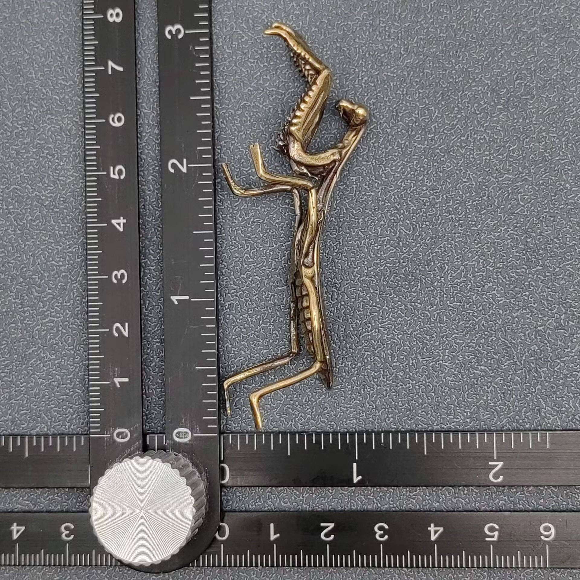 Brass Mantis Desktop Decoration - Loved To Death