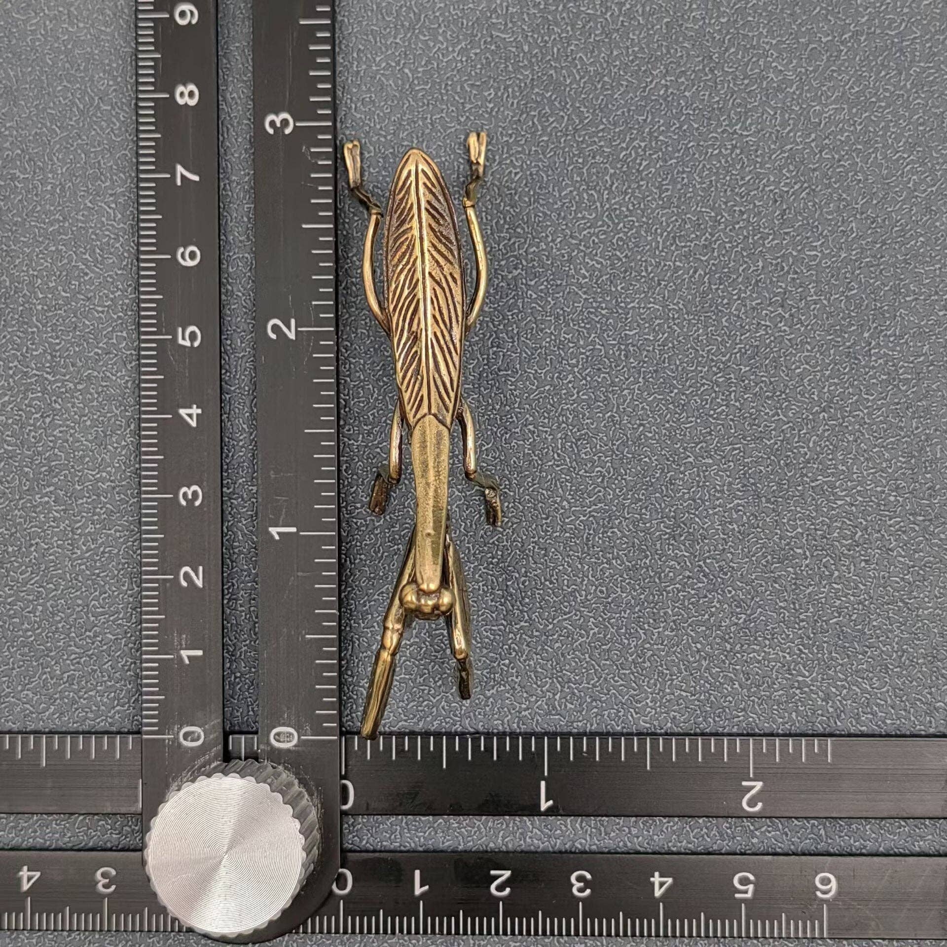 Brass Mantis Desktop Decoration - Loved To Death