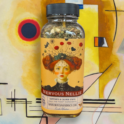 Lil Miss Nervous Nellie Calm Yer Nerves Worry Wort Tea