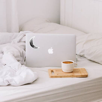 Waning Crescent Moon Sticker