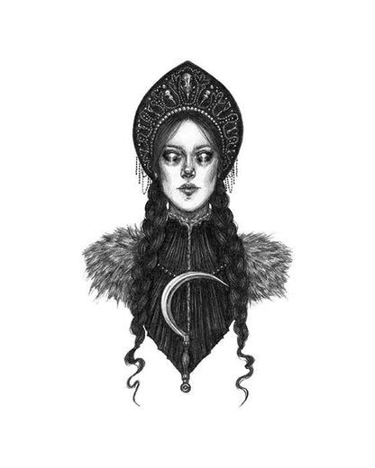 Morana Fine Art Print - Slavic Goddess of Winter & Death