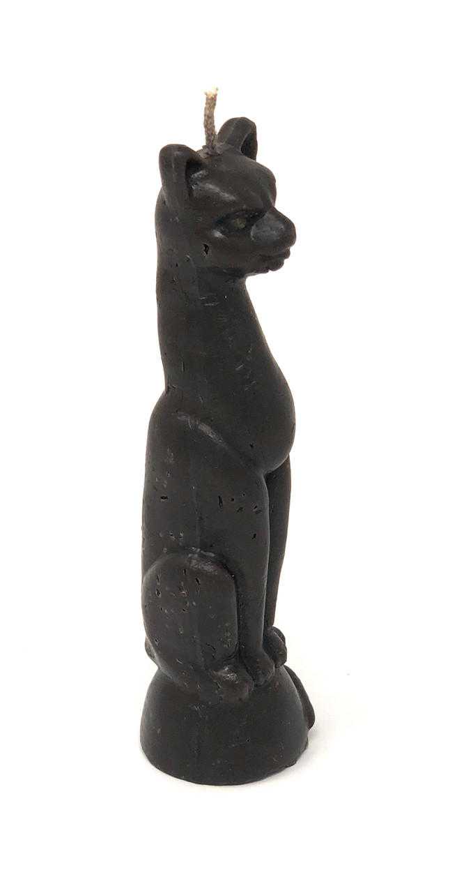 Cat Candle Black