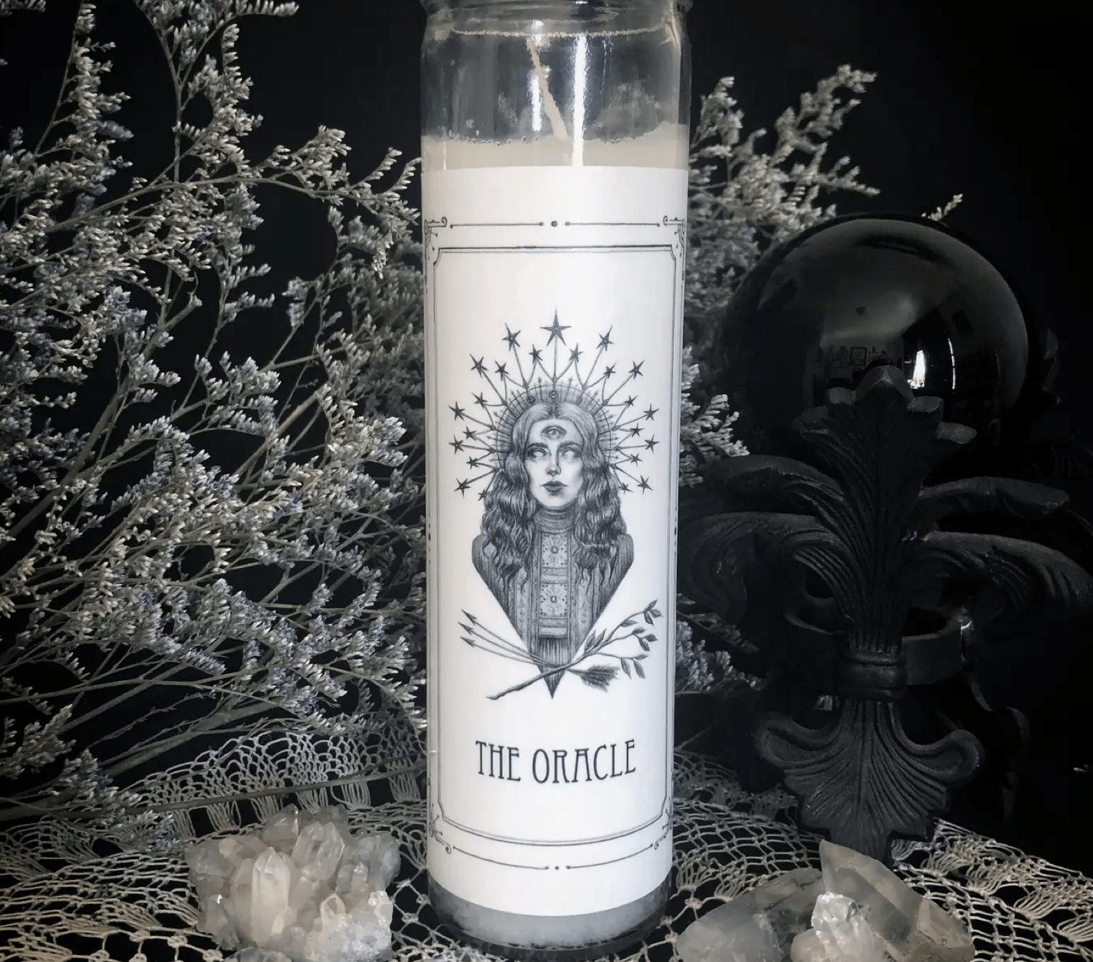 Caitlin McCarthy { The Oracle } Altar Candle - Loved To Death